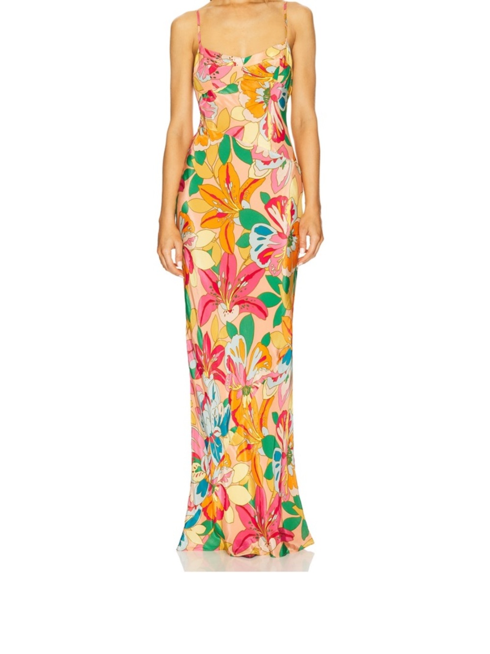 Amanda Uprichard - Janeiro Maxi Dress in Botanico - Picture 2 of 4
